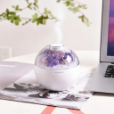 220ml luftfugter med kunstige blomster USB 11 x 11 cm natlys aromaterapidiffuser til soveværelse, indretning 2