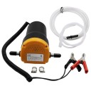 Elektrisk pump för olja och diesel 12 V 60 W Uppsugning av olja vid byte Strömförsörjning från bilbatteriet via krokodilkablar Inkluderar två slangar 1