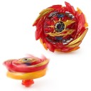 Kampkula för barn med nedmonterbara delar Röd med gyllene dekoration Plast och metall Diameter ca 6 cm Leksak för snurrande och strider 4