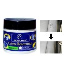 Set för reparation och vård av slät läder Tjock renoveringskräm 60 ml med sandpapper och spateln För små repor och skador 2