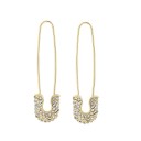 Boucles d'oreilles pendantes pour femmes trombone 4