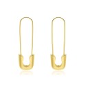 Boucles d'oreilles pendantes pour femmes trombone 8