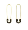 Boucles d'oreilles pendantes pour femmes trombone 9
