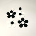 Blomma dinglande örhängen för kvinnor G1442 2