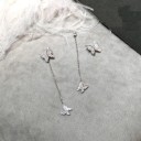 Boucles d'oreilles pendantes pour femmes en forme de papillon 3