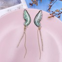Boucles d'oreilles pendantes pour femmes en forme de papillons 5