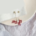 Pendientes colgantes de pez para mujer 7