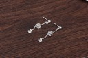 Pendientes colgantes de mujer con forma de cubo 4