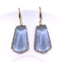 Pendientes colgantes de mujer con cristal G988 4