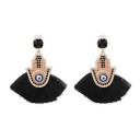 Boucles d'oreilles pendantes pour femmes avec frange G1411 17