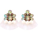 Boucles d'oreilles pendantes pour femmes avec frange G1411 29