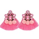 Boucles d'oreilles pendantes pour femmes avec frange G1411 32