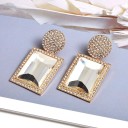 Boucles d'oreilles pendantes pour femmes avec zircon 9