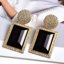 Boucles d'oreilles pendantes pour femmes avec zircon 10