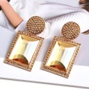 Boucles d'oreilles pendantes pour femmes avec zircon 13