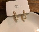 Boucles d'oreilles pendantes pour femmes avec zircon 2