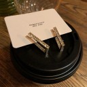 Boucles d'oreilles pendantes pour femmes avec zircon 3