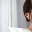 Boucles d'oreilles pendantes pour femmes avec zircons G408 2