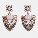 Boucles d'oreilles pendantes pour femmes avec zircon 1