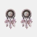 Boucles d'oreilles pendantes pour femmes avec zircon 3