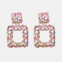 Boucles d'oreilles pendantes pour femmes avec zircon 6