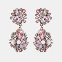 Boucles d'oreilles pendantes pour femmes avec zircon 7