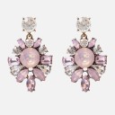 Boucles d'oreilles pendantes pour femmes avec zircon 10