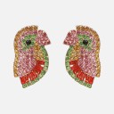 Boucles d'oreilles pendantes pour femmes avec zircon 17