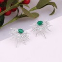 Boucles d'oreilles pendantes pour femmes avec zircon 3