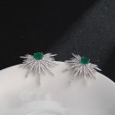 Boucles d'oreilles pendantes pour femmes avec zircon 5