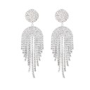 Boucles d'oreilles pendantes pour femmes avec zircon 1