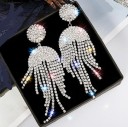 Boucles d'oreilles pendantes pour femmes avec zircon 5