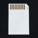 Adapter MS Pro Duo för två Micro SD- och Micro SDHC-kort Minneskortadapter för enheter med MS Pro Duo-slot Numrerade platser Plast 3