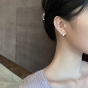 Pendientes colgantes con forma de chanclas para mujer 4