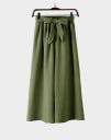 Pantalons larges pour femmes avec nœud 1
