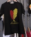 Dam dekorerad T-shirt B311 4