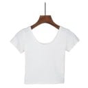 Basic crop top för kvinnor 1