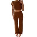 Crop top och byxor för kvinnor B908 2