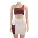 Dámský crop top a sukně 1