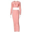 Top corto y falda de mujer B1023 1