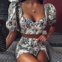 Top y falda de mujer B1097 1