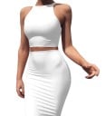 Dámský crop top a sukně B1199 1