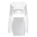 Top y falda de mujer B1208 1