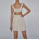 Dámský crop top a sukně B1260 2