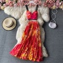 Dámský crop top a sukně B907 3