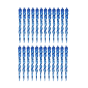 24 bucăți de icre de cristal 13 x 1 cm Priză de cristal pentru bradul de Crăciun Decorațiuni de iarnă pentru petrecere 1