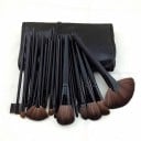 24 de bucăți set de pensule pentru machiaj cu etui pentru machiaj complet al feței, ochilor și detalii cosmetice 2