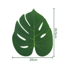 24 pcs Artificial Tropical Palm Leaves 20x24.5 cm Table Decoration Jungle Safari Summer Hawaiian Weddings Birthdays Parties Home Decor 4