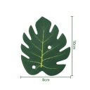 24 pcs Artificial Tropical Palm Leaves 8x10 cm Table Decoration Jungle Safari Summer Hawaiian Weddings Birthdays Parties Home Decor 3