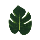 24 pcs Folhas de palmeira tropicais artificiais 11,5x15 cm Decoração de mesa Jungle Safari Casamentos de Verão Aniversários Festas Decoração de casa 1